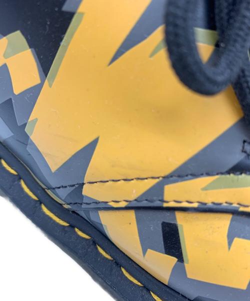 Dr.Martens（ドクターマーチン）Dr.Martens (ドクターマーチン) Dr.Martens　ブーツ ブラック×イエロー サイズ:25㎝の古着・服飾アイテム