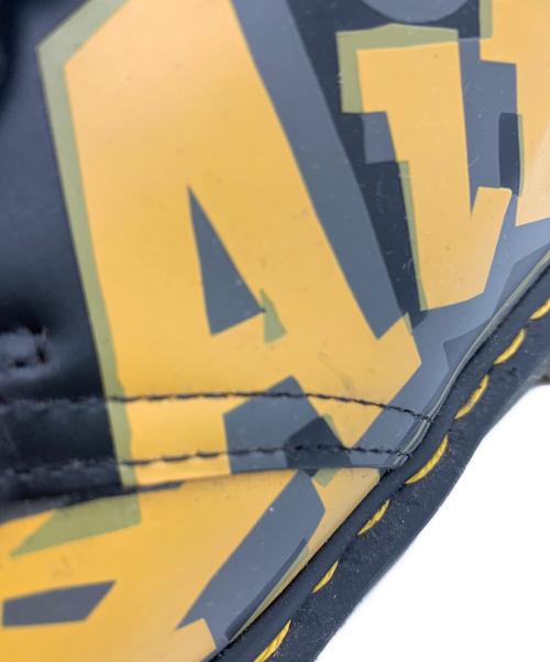 Dr.Martens（ドクターマーチン）Dr.Martens (ドクターマーチン) Dr.Martens　ブーツ ブラック×イエロー サイズ:25㎝の古着・服飾アイテム