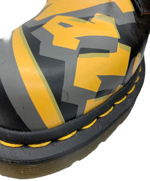 Dr.Martens（ドクターマーチン）Dr.Martens (ドクターマーチン) Dr.Martens　ブーツ ブラック×イエロー サイズ:25㎝の古着・服飾アイテム