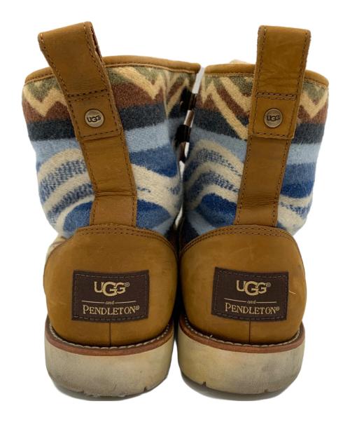 UGG（アグ）UGG (アグ) PENDLETON (ペンドルトン) UGG　PENDLETON　ブーツ ブラウン×ブルー サイズ:SIZE26の古着・服飾アイテム