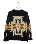 B:MING by BEAMS×PENDLETONビーミングバイビームス×ペンドルトン）の古着「B:MING by BEAMS　PENDLETON　厚手ニット」｜ブラック