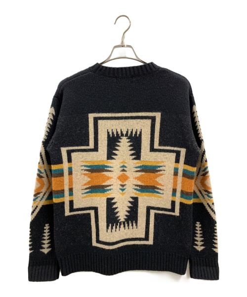 B:MING by BEAMS（ビーミングバイビームス）B:MING by BEAMS (ビーミングバイビームス) PENDLETON (ペンドルトン) B:MING by BEAMS　PENDLETON　厚手ニット ブラック サイズ:Sの古着・服飾アイテム