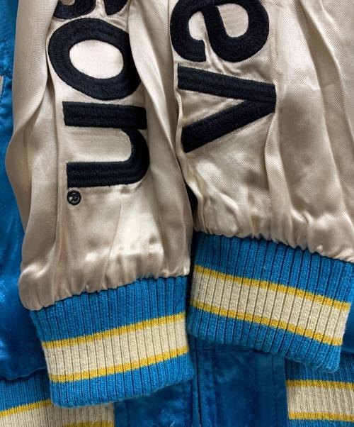 VANSON（バンソン）VANSON (バンソン) TOM and JERRY (トム アンド ジェリー) VANSON　TOM AND JERRY　スカジャン ブラック×アイボリー サイズ:Sの古着・服飾アイテム