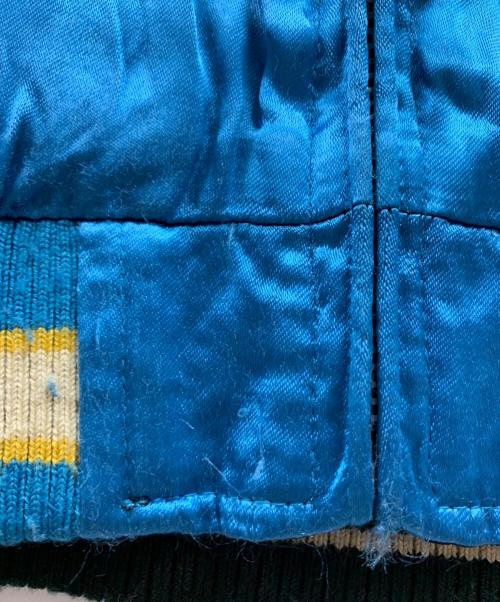 VANSON（バンソン）VANSON (バンソン) TOM and JERRY (トム アンド ジェリー) VANSON　TOM AND JERRY　スカジャン ブラック×アイボリー サイズ:Sの古着・服飾アイテム