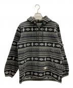 BULL ORIGINALブルオリジナル）の古着「BULL ORIGINAL　フーデッドジャケット」｜ブラック×グレー