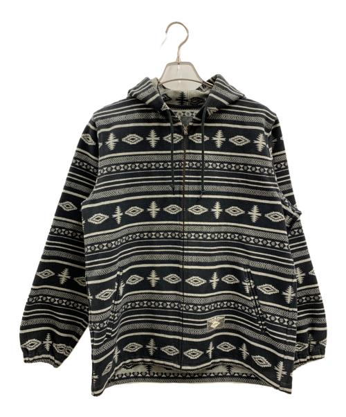 BULL ORIGINAL（ブルオリジナル）BULL ORIGINAL (ブルオリジナル) BULL ORIGINAL　フーデッドジャケット ブラック×グレー サイズ:Sの古着・服飾アイテム