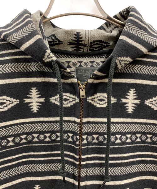 BULL ORIGINAL（ブルオリジナル）BULL ORIGINAL (ブルオリジナル) BULL ORIGINAL　フーデッドジャケット ブラック×グレー サイズ:Sの古着・服飾アイテム