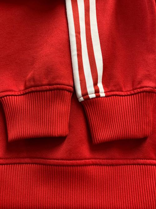 adidas（アディダス）adidas (アディダス) adidas　トラックジャケット レッド×ホワイト サイズ:Lの古着・服飾アイテム