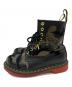 Dr.Martens (ドクターマーチン) Dr.Martens　8ホールブーツ ブラック×レッド サイズ:23ｃｍ：15000円