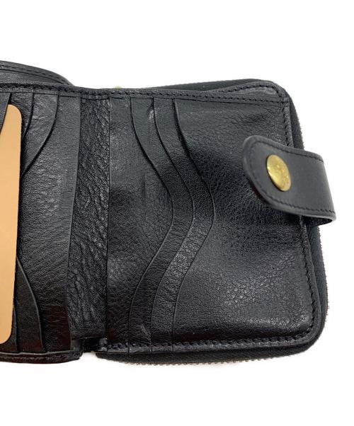 IL BISONTE（イル ビゾンテ）IL BISONTE (イル ビゾンテ) IL BISONTE　2つ折り財布 ブラックの古着・服飾アイテム