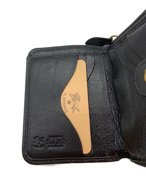 IL BISONTE（イル ビゾンテ）IL BISONTE (イル ビゾンテ) IL BISONTE　2つ折り財布 ブラックの古着・服飾アイテム