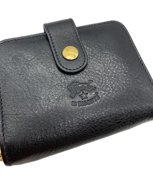 IL BISONTE（イル ビゾンテ）IL BISONTE (イル ビゾンテ) IL BISONTE　2つ折り財布 ブラックの古着・服飾アイテム