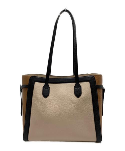 Kate Spade（ケイトスペード）Kate Spade (ケイトスペード) Kate Spade　トートバッグ ベージュ×ブラック×ブラウンの古着・服飾アイテム