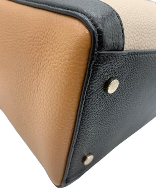 Kate Spade（ケイトスペード）Kate Spade (ケイトスペード) Kate Spade　トートバッグ ベージュ×ブラック×ブラウンの古着・服飾アイテム