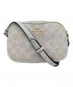 COACHコーチ）の古着「COACH　ショルダーポーチ」｜ホワイト