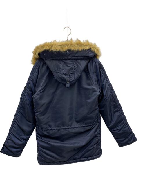 ALPHA（アルファ）ALPHA (アルファ) ALPHA　フーデッドコート ネイビー サイズ:Mの古着・服飾アイテム