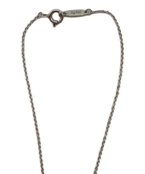 TIFFANY & Co.（ティファニー）Tiffany & Co. (ティファニー) Tiffany & Co.　ブルー ダブル ハート タグ ペンダント シルバー×スカイブルーの古着・服飾アイテム