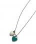 Tiffany & Co. (ティファニー) Tiffany & Co.　ブルー ダブル ハート タグ ペンダント シルバー×スカイブルー：17000円