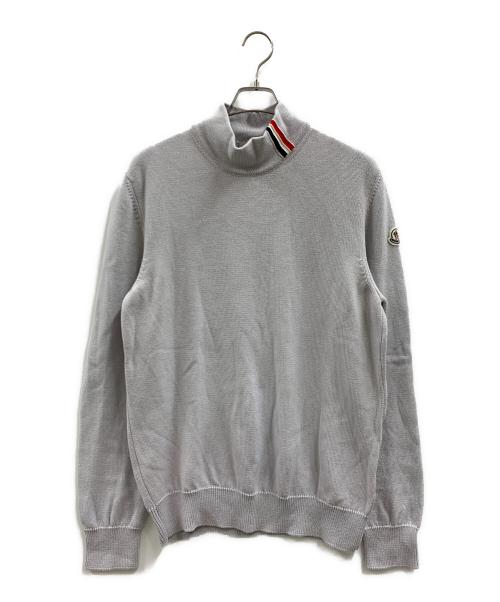 MONCLER（モンクレール）MONCLER (モンクレール) MONCLER　厚手ニット ライトグレー サイズ:XXLの古着・服飾アイテム