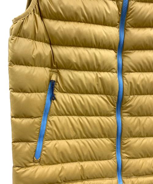 Patagonia（パタゴニア）Patagonia (パタゴニア) Patagonia　ダウンベスト ブラウン×ブルー サイズ:Mの古着・服飾アイテム