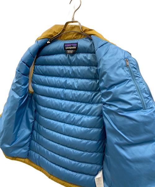 Patagonia（パタゴニア）Patagonia (パタゴニア) Patagonia　ダウンベスト ブラウン×ブルー サイズ:Mの古着・服飾アイテム