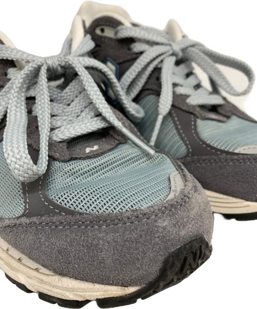 NEW BALANCE（ニューバランス）NEW BALANCE (ニューバランス) NEW BALANCE　スニーカー グレー×ブルー サイズ:23.5ｃｍの古着・服飾アイテム