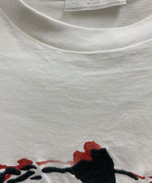 PRADA（プラダ）PRADA (プラダ) 半袖ロゴTシャツ ホワイト サイズ:2の古着・服飾アイテム
