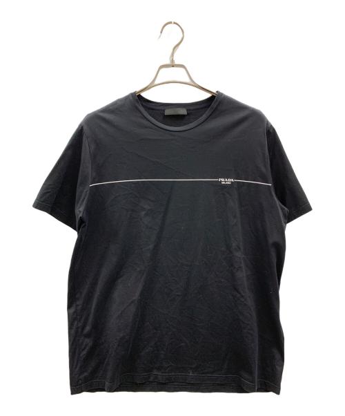PRADA（プラダ）PRADA (プラダ) PRADA　半袖Tシャツ ブラック サイズ:SIZE XXLの古着・服飾アイテム