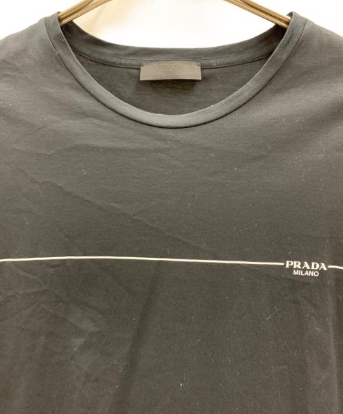 PRADA（プラダ）PRADA (プラダ) PRADA　半袖Tシャツ ブラック サイズ:SIZE XXLの古着・服飾アイテム