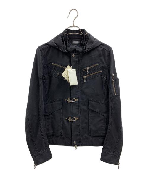 NICOLE CLUB FOR MEN（ニコルクラブフォーメン）NICOLE CLUB FOR MEN (ニコルクラブフォーメン) NICOLE CLUB FOR MEN　ジップジャケット ブラック サイズ:48の古着・服飾アイテム