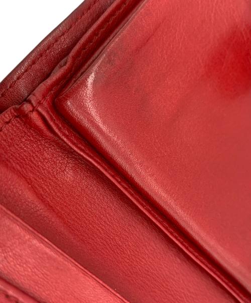 CHANEL（シャネル）CHANEL (シャネル) CHANEL　2つ折り財布 レッドの古着・服飾アイテム