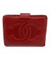CHANEL（シャネル）の古着「CHANEL　2つ折り財布」｜レッド