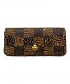LOUIS VUITTONルイ ヴィトン）の古着「LOUIS VUITTON　ダミエ　キーケース」｜ブラウン
