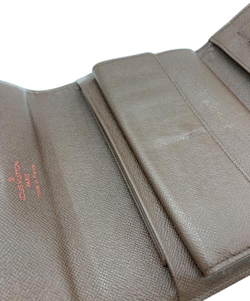 LOUIS VUITTON（ルイ ヴィトン）LOUIS VUITTON (ルイ ヴィトン) LOUIS VUITTON　ダミエ　3つ折り財布 ブラウンの古着・服飾アイテム