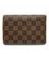 LOUIS VUITTON (ルイ ヴィトン) LOUIS VUITTON　ダミエ　3つ折り財布 ブラウン：15000円