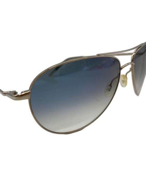OLIVER PEOPLES（オリバーピープルズ）OLIVER PEOPLES (オリバーピープルズ) OLIVER PEOPLES　サングラス シルバー×ブルーの古着・服飾アイテム