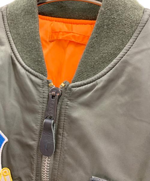 ALPHA（アルファ）ALPHA (アルファ) ALPHA　MA-1ジャケット オリーブ サイズ:Mの古着・服飾アイテム