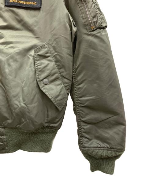 ALPHA（アルファ）ALPHA (アルファ) ALPHA　MA-1ジャケット オリーブ サイズ:Mの古着・服飾アイテム