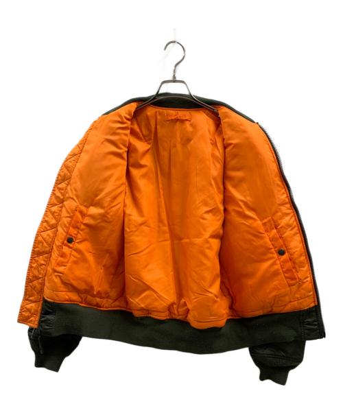 ALPHA（アルファ）ALPHA (アルファ) ALPHA　MA-1ジャケット オリーブ サイズ:Mの古着・服飾アイテム