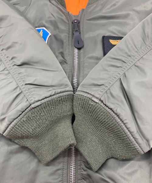 ALPHA（アルファ）ALPHA (アルファ) ALPHA　MA-1ジャケット オリーブ サイズ:Mの古着・服飾アイテム
