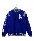 GENUINE MERCHANDISEジェニュイン マーチャンダイズ）の古着「GENUINE MERCHANDISE　スタジャン」｜ブルー