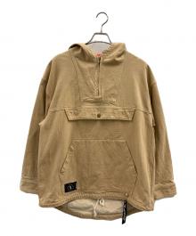 DOPE&CHILL（ドープアンドチル）の古着「DOPE&CHILL　ハーフジップジャケット」｜ベージュ