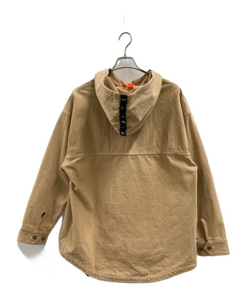 DOPE&CHILL（ドープアンドチル）DOPE&CHILL (ドープアンドチル) DOPE&CHILL　ハーフジップジャケット ベージュ サイズ:不明の古着・服飾アイテム