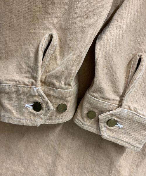 DOPE&CHILL（ドープアンドチル）DOPE&CHILL (ドープアンドチル) DOPE&CHILL　ハーフジップジャケット ベージュ サイズ:不明の古着・服飾アイテム