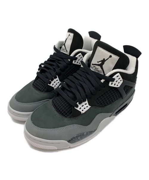 NIKE（ナイキ）NIKE (ナイキ) Air Jordan 4 Retro ブラック×グレー サイズ:27.5の古着・服飾アイテム
