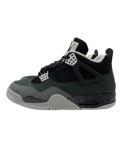 NIKE（ナイキ）NIKE (ナイキ) Air Jordan 4 Retro ブラック×グレー サイズ:27.5の古着・服飾アイテム