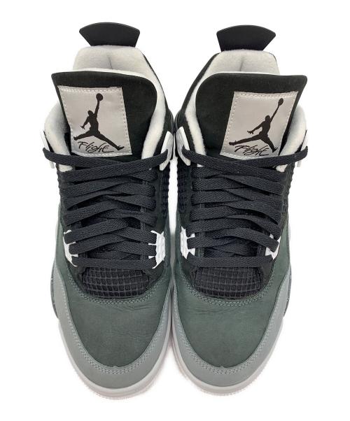NIKE（ナイキ）NIKE (ナイキ) Air Jordan 4 Retro ブラック×グレー サイズ:27.5の古着・服飾アイテム