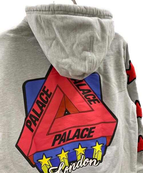 PALACE（パレス）PALACE (パレス) PALACE　プルオーバーパーカー ライトグレー サイズ:XLの古着・服飾アイテム