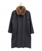 K's COLLECTIONケーズコレクション）の古着「K's COLLECTION　カシミヤコート」｜ブラック