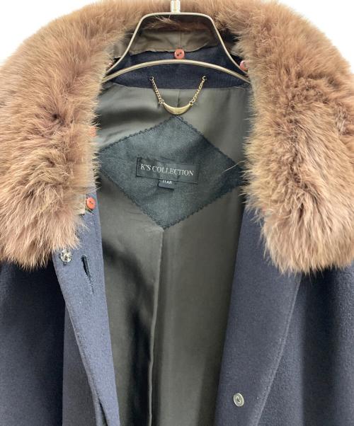 K's COLLECTION（ケーズコレクション）K's COLLECTION (ケーズコレクション) K's COLLECTION　カシミヤコート ブラック サイズ:SIZE 11の古着・服飾アイテム